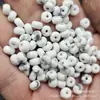 Botón de Jade Turquesa Blanco Imitación Cuentas de Ábaco Cuentas Sueltas de Jade Imitación Cuentas Espaciadoras Blancas Pulsera Collar Accesorios de Joyería Cuentas