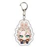 Llavero Transparente Raiden Xiao Zhongli Hu Tao Merchandising de Anime Colgante Acrílico Doble Cara Encanto para Bolsa Hecho a Medida