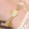 Pulsera de conejo Spot para mujer Pulsera de cristal de Princesa para amigas un par de banda elástica Dulce regalo de cumpleaños para estudiante Pulsera