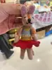 Muñeca Colgante de Fieltro de Lana Hecha a Mano Nepalí Linda Oveja Conejo Llavero Cadena de Bolso Decoración de Bolso Producto Terminado