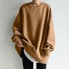Nuevo Invierno 2021 OL Elegante Estilo Coreano Suéter de Mujer Cuello Redondo Suelto Sudadera de Mujer
