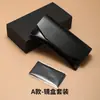 26 Modelos Nuevos de Estuche Blando Negro Doble Estilo Cubierta en V, Juego de Tres Piezas para Gafas, Caja de Papel para Empaque de Gafas de Sol, Se Puede Imprimir con Logo