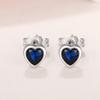Pendientes de Corazón Colorido al por Mayor del Fabricante Cao, Exquisitos, Diseño de Corazón de Melocotón Pequeño y Dulce, Estilo Moderno y para el Día a Día