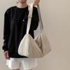 Bolsa de nylon japonesa fitness esportiva bolsa mensageiro feminina casual cor sólida pingente bolsa de ombro estudante bolsa grande capacidade
