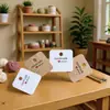 Aretes y Tarjetas para Aretes al por Mayor Hechos a Mano con Amor Cartón Joyería Collar Banda de Goma Empaque Tarjeta