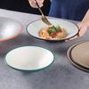 Cubo Japonés de Melamina Imitación Porcelana Tazón Frío para Aderezo Tazón para Fideos Tazón para Arroz de Pata de Cerdo Tazón Plano de Plástico Comercial Tazón para Ensalada Tazón para Sopa