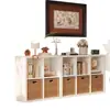 Armário de Grade de Aço para Sala de Estar, Quarto, Jardim de Infância, Estante de Combinação Livre, Armário de Armazenamento de Brinquedos para Crianças, Armário de Armazenamento de Chão