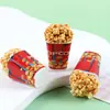 Miniatura Barril Estéreo Artificial Palomitas de Maíz Accesorios para Pendientes DIY Material Accesorios para Paisajes en Miniatura Resina Juguetes de Comida
