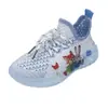 Zapatos Deportivos de Malla Transpirable para Niños 2026 Primavera y Otoño Zapatos Ligeros de Malla Fly-Knit para Niños Zapatos de Correr para Niñas