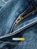 Jeans Clásicos Rectos Lavados para Hombre, Tendencia Otoño 2026, Bordado Único, Pantalones Versátiles Simples Creativos para el Trabajo