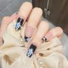 Latte Meteorito Europa y América Usando Parche para Uñas Parche para Uñas Uña Postiza Usando Manicura Terminada Comercio Exterior