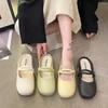 Zapatillas Baotou de Estilo Nuevo 2024 para Exterior, Medias Zapatillas Planas de Suela Suave, Suaves, Súper Suaves, de Moda, Combinan con Todo, Zapatillas Casuales Holgadas