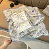 Pañuelo Cuadrado Pequeño 100% Seda de Morera para Mujer, Bufanda para el Cuello Estilo Nuevo, Pañuelo Delgado de Verano para Proteger del Sol para Mamá