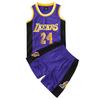 Kobe No. Conjunto de baloncesto de 24 camisetas para adultos y niños, ropa deportiva de secado rápido para niños y niñas, conjunto de entrenamiento