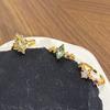Anel Vintage Estilo Palácio Deslumbrante Gotas d'Água Delicado Luxo Leve Zircônia Totalmente Diamantado Empilhável para Usar Design de Nicho Anel com Senso Avançado