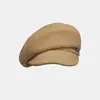 Gorra octogonal de estilo coreano con circunferencia de cabeza grande para mujer, otoño e invierno, hace que la cara se vea más pequeña, moderna y versátil, gorra de boina dulce de estilo periódico