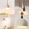 Lámpara colgante vintage para mesita de noche, color crema, estilo japonés wabi-sabi, lámpara colgante retro de travertino amarillo para recibidor, pasillo, comedor