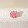 Exquisito Broche de Flor de Cerezo de Dibujos Animados con Flores Rosas Esmaltadas, Pin para Bolsos, Insignia para Cuello de Ropa, Accesorio de Medalla