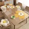 Protetor de Mesa Espesso, À Prova de Óleo, À Prova d'Água, Resistente ao Calor, Protetor de Mesa de Vidro Macio, Toalha de Mesa de PVC Lavável, Toalha de Mesa Transparente Cortável