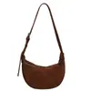 Bolso de Media Luna Retro Transfronterizo para Mujer de Gran Capacidad Estilo Hobo Bolso de Hombro de Moda Casual Bolso de Felpa de Gamuza para Mujer Venta al por Mayor de Fábrica