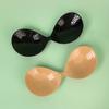 Asa Sutiã de Silicone Remendo de Mama Push-up Respirável Invisível Sem Costura Roupa Interior de Uma Peça Tecido Transfronteiriço Copo Redondo Remendo de Peito
