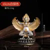 Estatua de Cobre Chapado en Oro y Plata de Ave Garuda de Alas Doradas de Xizang para Uso en Interiores del Hogar, Adorno de Ave Garuda de Alas Doradas para Exhibición en Escritorio