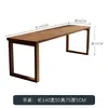 Mesa de Madeira Maciça Estudante Casa Sala de Estar Integrada Montada na Parede Longa Mesa de Estudo Nova Mesa de Escrita Chinesa Mesa Dupla para Computador