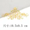 Pegatinas de Tela Bordada con Patrón Dorado y Plateado, Vestidos Antiguos, Nubes Propicias, Óperas, Varios Estilos de Piezas Bordadas, Pegatinas Decorativas de Parche, Accesorios DIY, Flores Calientes