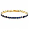 Conjunto de Pulseira Quente Transfronteiriça Zircônia Branca Tênis Pulseira de Puxar Fileiras Simples Diamante Fileiras Duplas Diamante Enfeites de Mão Atacado de Fábrica