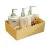Caja de almacenamiento de escritorio, organizador de cosméticos, contenedor de almacenamiento de plástico, cesta de almacenamiento para el hogar para artículos varios y bocadillos, caja de almacenamiento para organizar artículos en habitaciones de estudiantes y baños