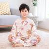 Pijama Infantil Verão Menina Menino Algodão Seda Pijama Menino Bebê Manga Longa Verão Fino Ar Condicionado Conjunto
