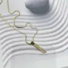 Pingente Tridimensional Minimalista Colar Masculino Estilo Hip-Hop Acessório de Marca de Nicho Ins Gargantilha para Casal Joia