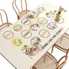 Mantel de dibujos animados lindo, impermeable y a prueba de aceite, mantel de PVC para comedor sin lavado, lujo ligero con un toque de alta gama, mantel de mesa de dibujos animados estilo ins