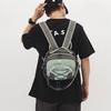 Mori mochila pequeña de nailon nueva mochila sencilla bolsa de mensajero estilo coreano vintage para mujer casual bandolera moda