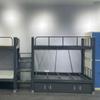 Literas superior e inferior con zapatero dormitorio cama para descanso al mediodía dormitorio de estudiantes literas superior e inferior cama de hierro sin ruido anormal cama de hierro de doble capa