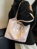 Bolsa de Hombro Retro de Moda para Viajes de Primavera 2026 Bolsa para Estudiantes Universitarios Bolsa Tote Grande para Mujer