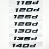 Adequado para 15 Emblemas de Carro BMW Série 1 116I 118I 120I 125I 130Ii Emblema Traseiro Emblema de Carro Modificado
