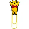 Clipes de Papel Grandes do Ursinho Pooh Material de Escritório Clipes de Papel Criativos Fofos Clipes em Forma de U Desenho Animado em PVC Marcadores de Página Coloridos