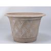 Fornecimento direto da fábrica vaso de flores retrô diâmetro grande redondo imitação de pedra bacia romana simples de chão vaso de flores vintage atacado