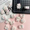Mini accesorios de arte para uñas de animales de dibujos animados, pinzas para el cabello, pendientes, accesorios para dedos de árbol hechos a mano para bricolaje, zuecos, transfronterizo