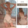 Kamai Xue Conjunto de Pijama Sexy Puro Desejo Renda Camisola Camisola Fofa Malha Costurada Cetim Confortável 1907