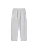 Pantalones Casuales Plisados de Rinoceronte Pantalones de Tela Pesada 420G Viajes Urbanos Suaves Color Sólido Deportivos Unisex Pantalones de Chándal Transfronterizos