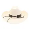 Nuevo Sombrero de Sol de Viaje Versátil para Hombres y Mujeres de Primavera y Verano Sombrero de Pescador Sombrero de Paja Vaquero Occidental