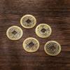 Monedas Antiguas de Cobre, Monedas Puras de Cobre de los Cinco Emperadores, Monedas Sueltas, Monedas Shunzhi, Kangxi, Yongzheng, Qianlong, Jiaqing Umbral al por Mayor