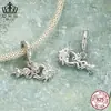 Efu Le Patrón de Sueño Colgante de Violín Plata de Ley s925 diy Joker Accesorios con Cuentas Joyería al por Mayor