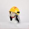 17 Cascos de Bombero Cascos de Rescate de Emergencia con Pantalla Facial, Amarillo