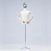 Maniquí de Cabeza Electrochapada de Medio Cuerpo para Tienda de Ropa Soporte de Exhibición Estilo Coreano Maniquí para Escaparate Maniquí de Tienda de Ropa para Hombre