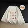 Moletom de Gola Redonda Estilo Retrô de Hong Kong Marca Nacional de Moda 2025 Outono e Inverno Masculino Moda Veludo Espessado Pulôver para Casal Jaqueta Feminina