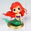 Decoración de Cola de Pez Oceánica Decoración Creativa de Lentejuelas Brillantes Tarjeta para Pastel Belleza Vieira Submarino Cumpleaños Infantil