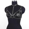 [Procesamiento y Personalización] Chica Sexy Harajuku Trendy Corazón Bondage Cinturón de Pecho Disfraz de Actuación